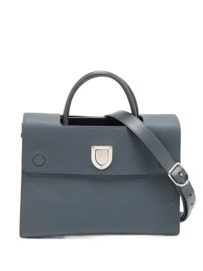Dior 2016 Ever Leather Totebag In Gray
