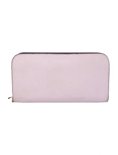 Pre-owned Dior 2016 Issimo Continental Wallet In Purple