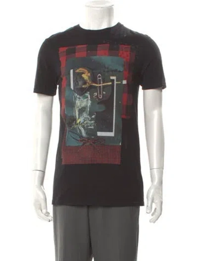 Pre-owned Dior 2016 Graphic Print T-shirt In Black