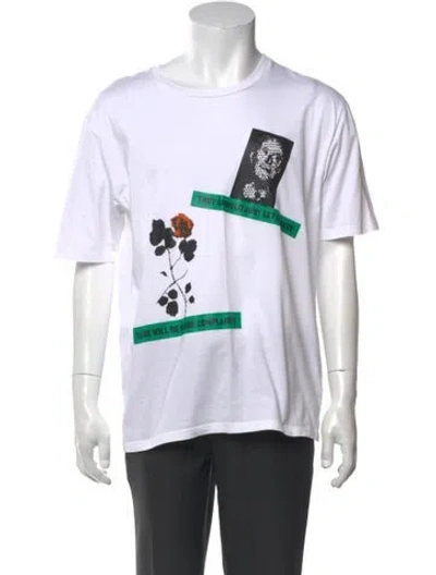 Pre-owned Dior 2016 Graphic Print T-shirt In White