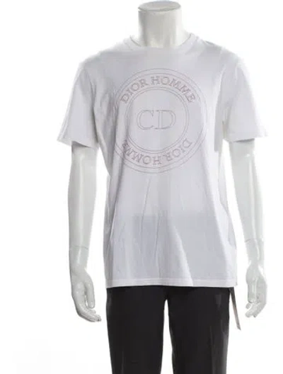 Pre-owned Dior 2016 Graphic Print T-shirt In White