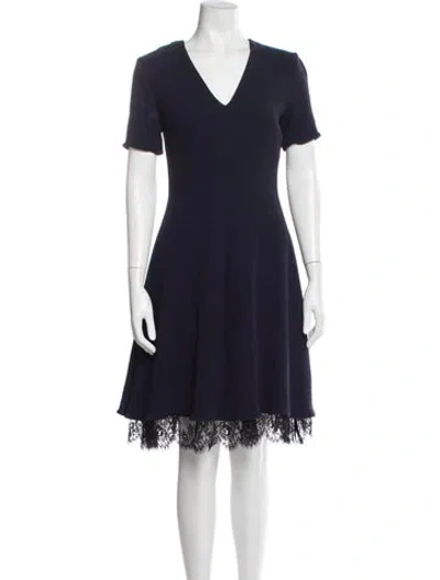 Pre-owned Dior 2016 Knee-length Dress In Blue