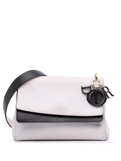Pre-owned Dior 2016 Leather Be  Double Flap Shoulder Bag
