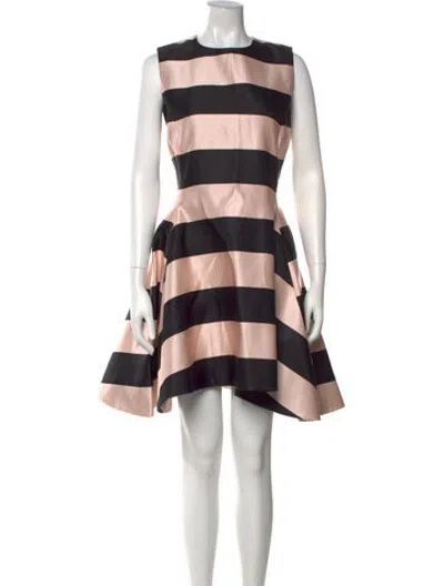 Pre-owned Dior 2016 Mini Dress In Black/pink