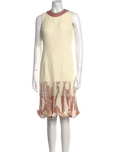 Pre-owned Dior 2016 Mini Dress In Multi