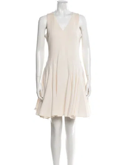 Pre-owned Dior 2016 Mini Dress In Neutral