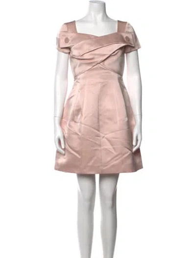 Pre-owned Dior 2016 Mini Dress In Pink