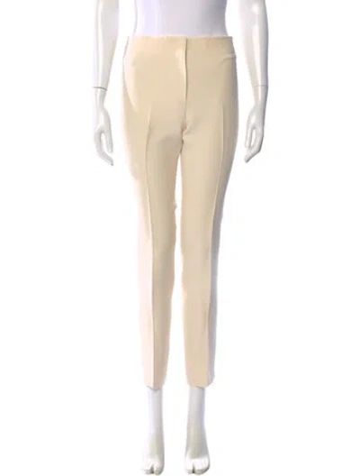 Pre-owned Dior 2016 Straight Leg Pants In Neutral