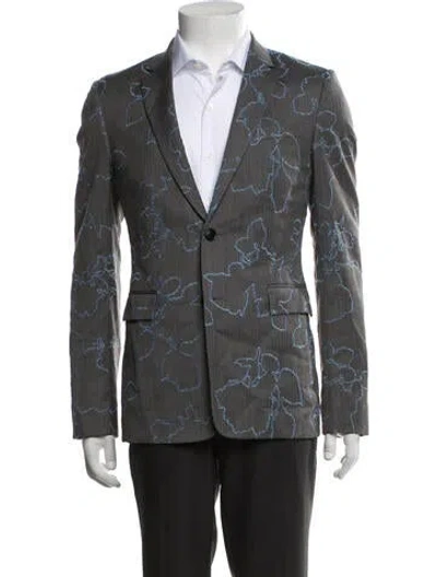 Pre-owned Dior 2016 Virgin Wool Blazer In Multicolor