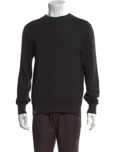 Pre-owned Dior 2016 Virgin Wool Sweatshirt In Black