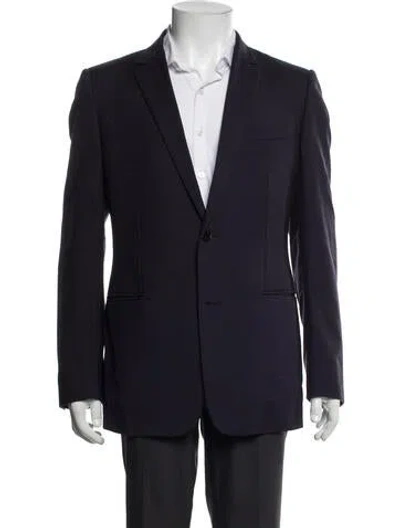 Pre-owned Dior 2016 Wool Blazer In Blue