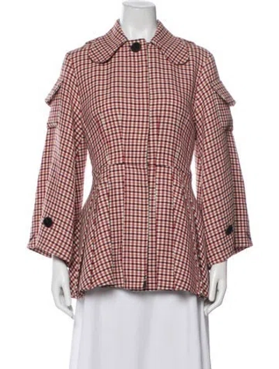 Pre-owned Dior 2016 Wool Jacket In Red