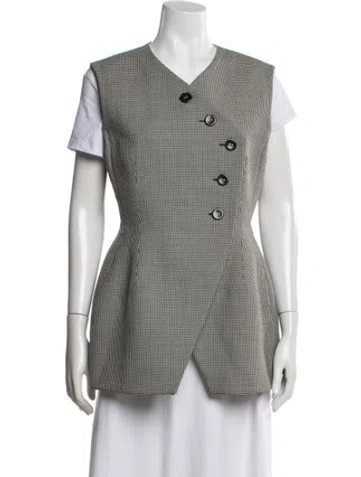 Pre-owned Dior 2016 Wool Vest In White