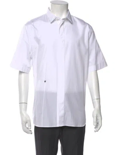 Pre-owned Dior 2017 Bee Accent Shirt In White