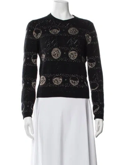 Pre-owned Dior 2017 Cashmere Sweater In Black