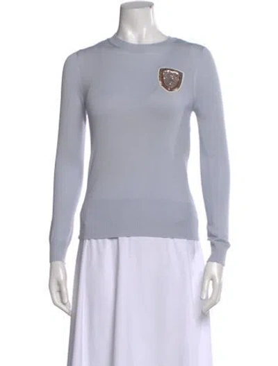 Pre-owned Dior 2017 Cashmere Sweater In Blue