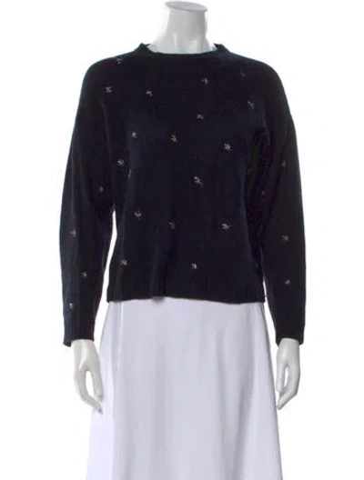 Pre-owned Dior 2017 Cashmere Sweater In Blue