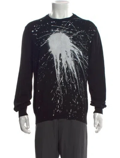 Pre-owned Dior 2017 Graphic Print Pullover In Black