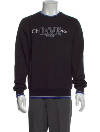 Pre-owned Dior 2017 Graphic Print Sweatshirt In Black