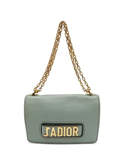 Pre-owned Dior 2017 J'a Shoulder Bag In Green