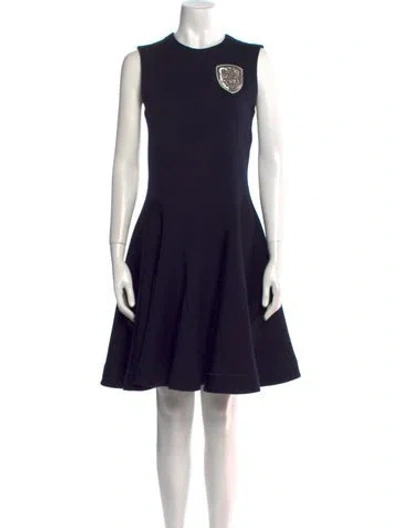 Pre-owned Dior 2017 Knee-length Dress In Blue
