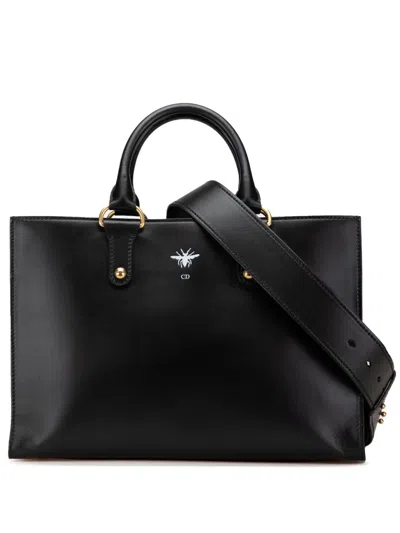 Pre-owned Dior 2017 Leather D Bee Satchel