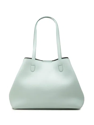 Pre-owned Dior 2017 Medium Calfskin Blossom Tote Bag In Green