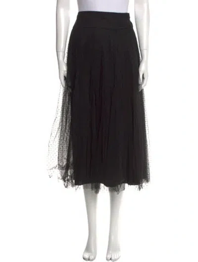 Pre-owned Dior 2017 Midi Length Skirt In Black