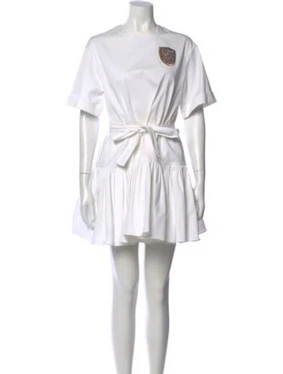 Pre-owned Dior 2017 Mini Dress In Neutral