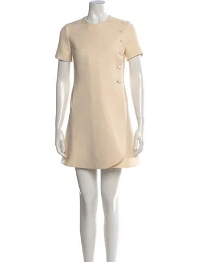 Pre-owned Dior 2017 Mini Dress In Neutral
