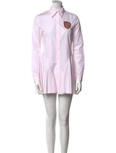 Pre-owned Dior 2017 Mini Dress In Pink