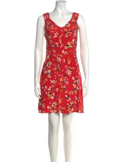 Pre-owned Dior 2017 Mini Dress In Red