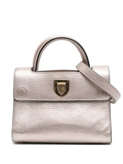 Pre-owned Dior 2017 Mini Grained Calfskin Ever Satchel