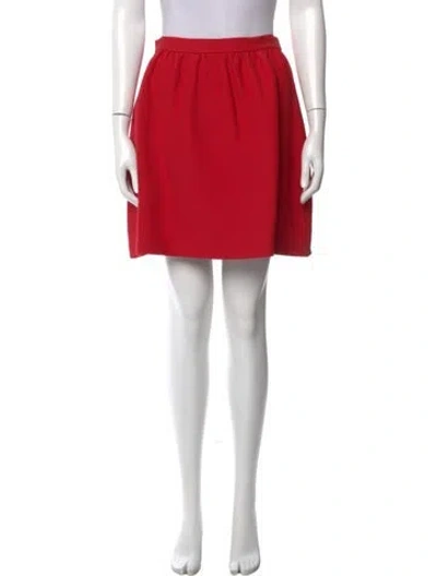Pre-owned Dior 2017 Mini Skirt In Red