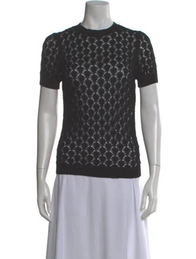 Pre-owned Dior 2017 Printed Sweater In Black