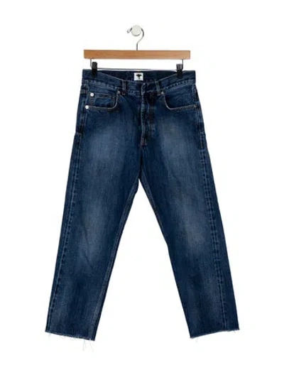 Pre-owned Dior 2017 Straight Leg Jeans In Blue