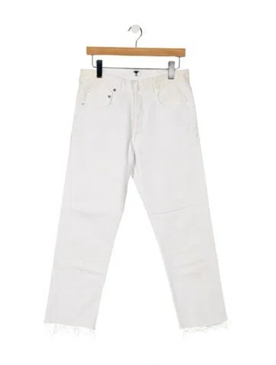 Pre-owned Dior 2017 Straight Leg Jeans In White