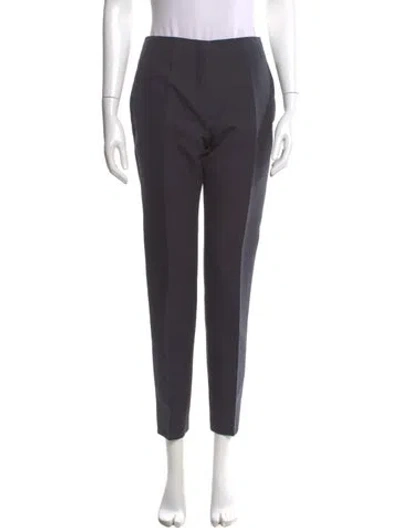 Pre-owned Dior 2017 Straight Leg Pants In Blue