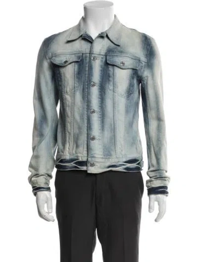 Pre-owned Dior 2017 Trucker Jacket In Blue