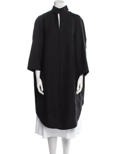 Pre-owned Dior 2017 Wool Coat In Black