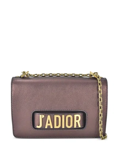 Pre-owned Dior 2018-2022  Mini Dio(r)evolution J'a Shoulder Bag In Brown