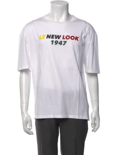 Pre-owned Dior 2018 Bee Accent T-shirt In White