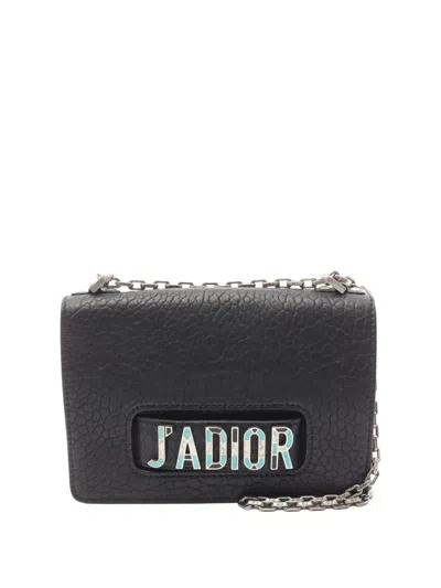 Pre-owned Dior 2018 Canyon Grained Lambskin Mosaic J A Chain Flap Crossbody Bag