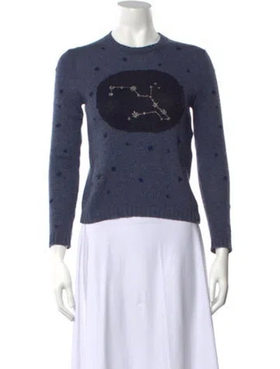 Pre-owned Dior 2018 Cashmere Sweater In Blue