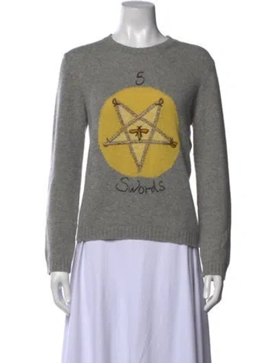 Pre-owned Dior 2018 Cashmere Sweater In White
