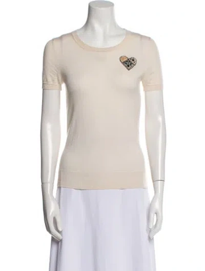 Pre-owned Dior 2018 Cashmere T-shirt In Neutral