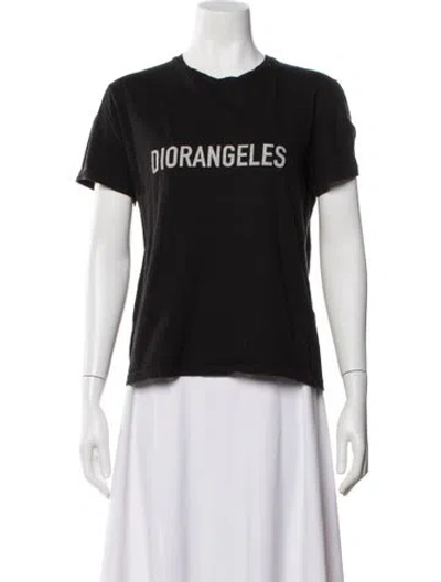 Pre-owned Dior 2018 Angeles T-shirt In Black