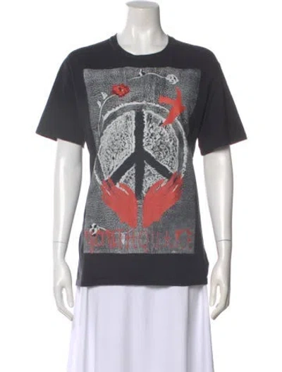 Pre-owned Dior 2018 Graphic Print T-shirt In Black