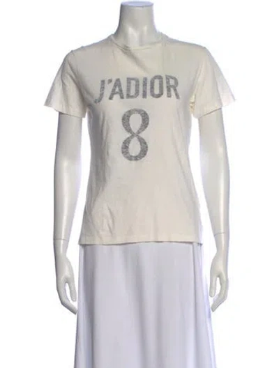 Pre-owned Dior 2018 Graphic Print T-shirt In Neutral