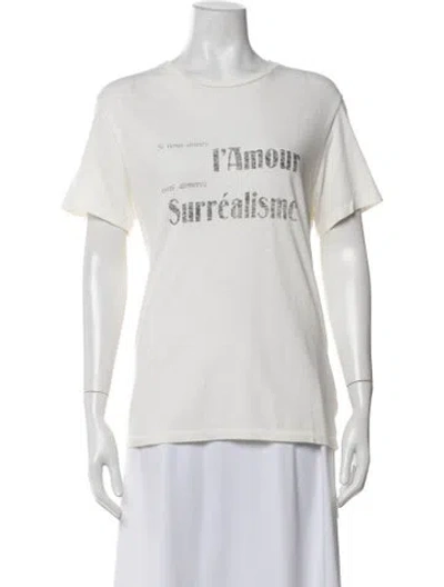 Pre-owned Dior 2018 Graphic Print T-shirt In Neutrals